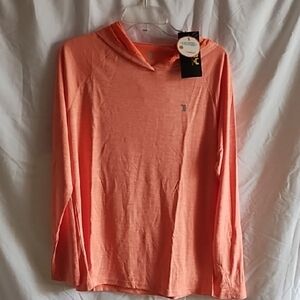 Orange Swim Cover Up Shirt